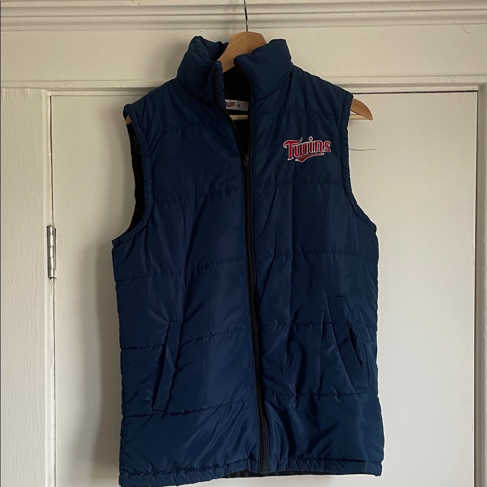 Blue Minnesota Twins Puffer Vest
